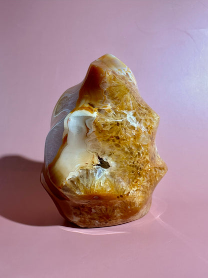 Carnelian Flame – Option J | Motivation, Confidence & Grounding Crystal
