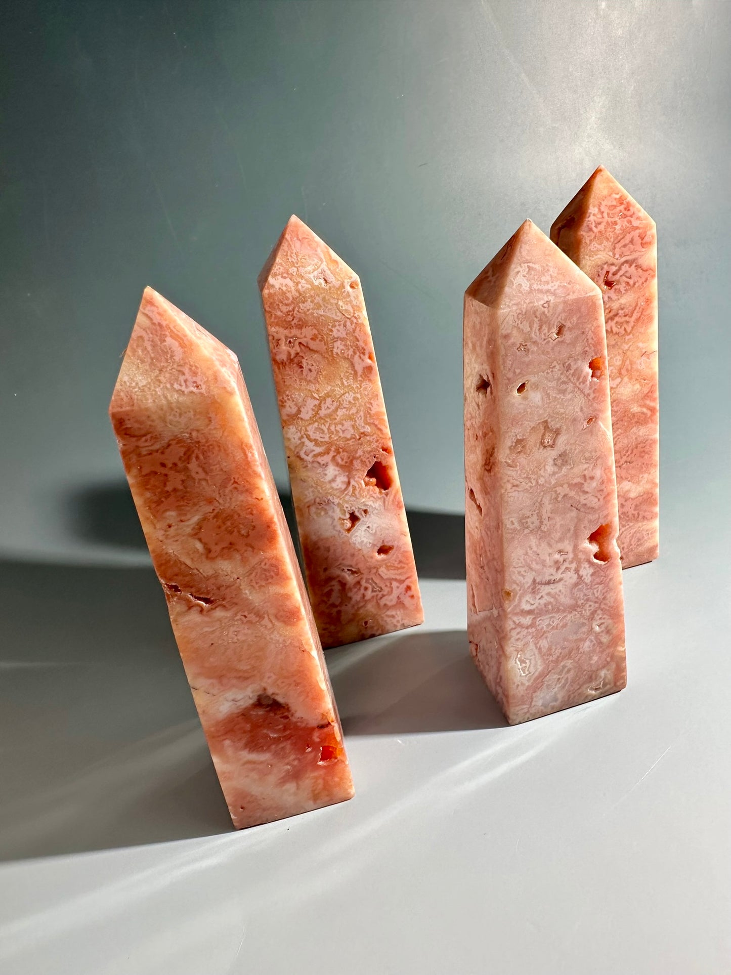 Intuitively Chosen Indonesian Pink Carnelian Tower | Love, Courage & Vitality Crystal