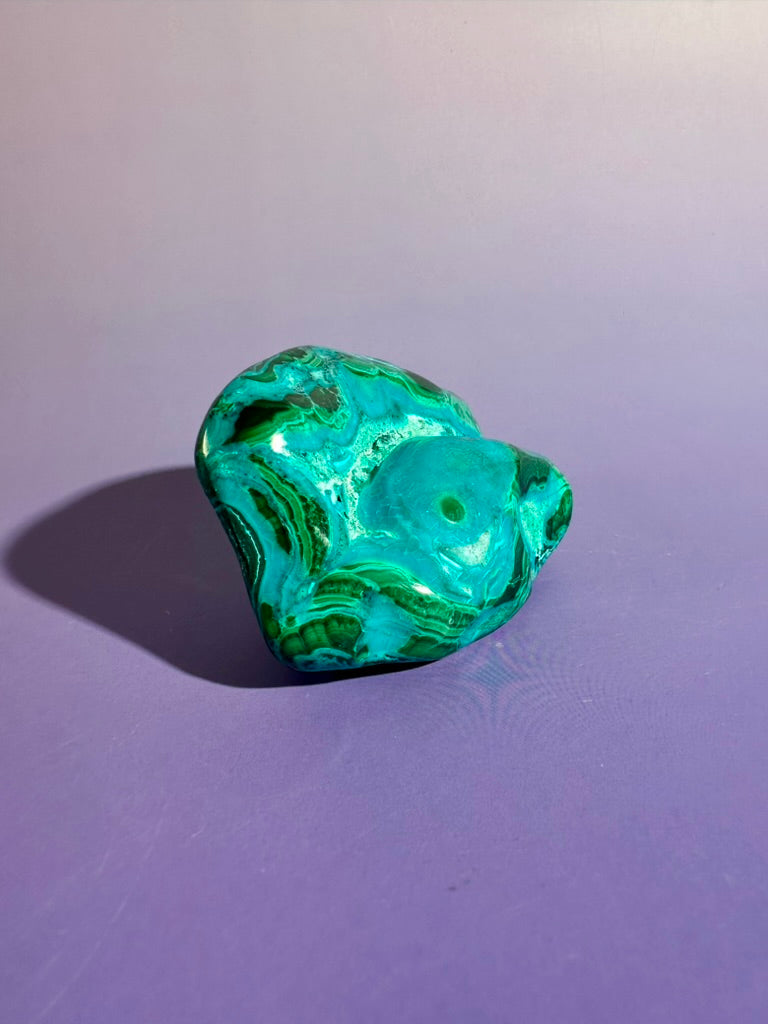 Malachite Chrysocolla Malacolla Polished Specimen Option F | Rare Congo Crystal