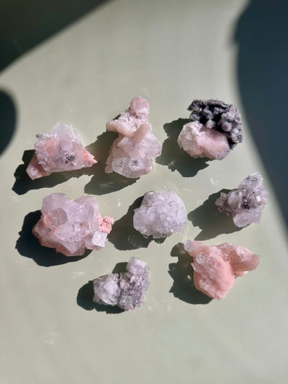 Apophyllite Stilbite Cluster - B