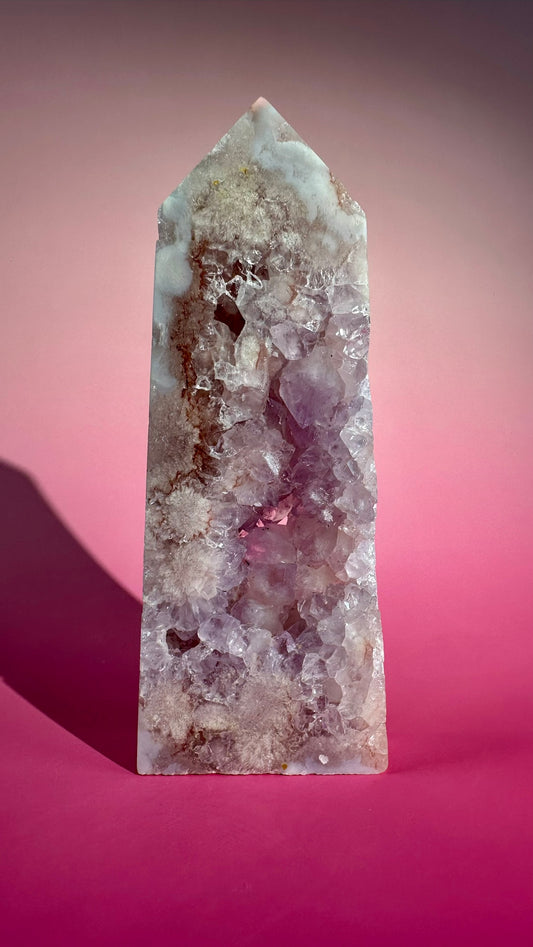 Pink Amethyst Obelisk – Option F