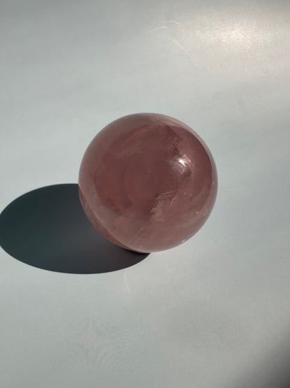 Star Rose Quartz Sphere - B