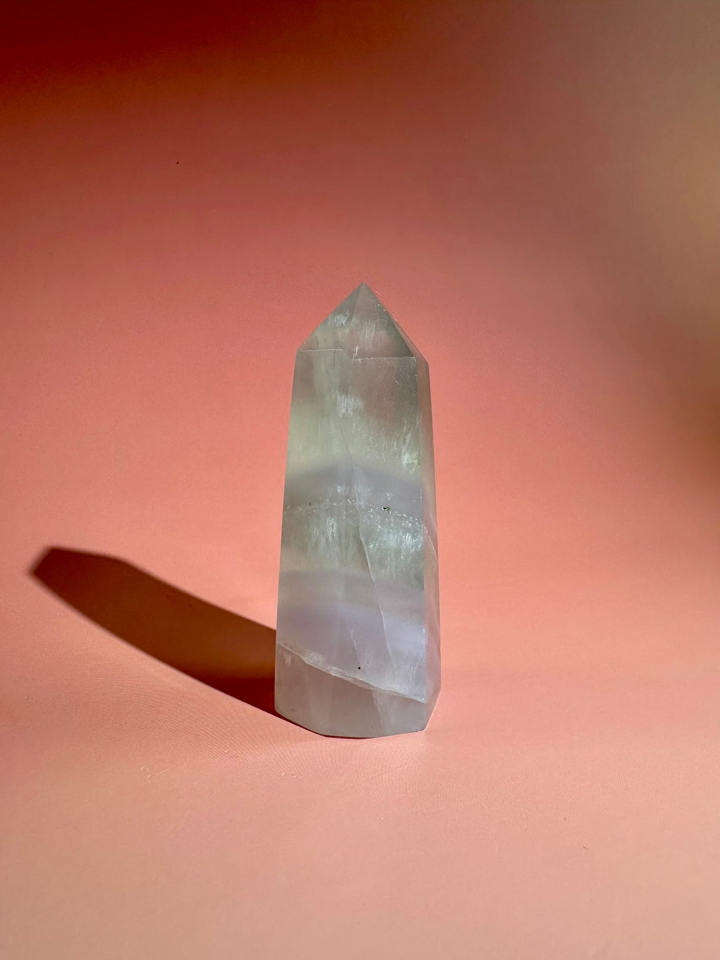 Lavender Green Fluorite Tower – Option A