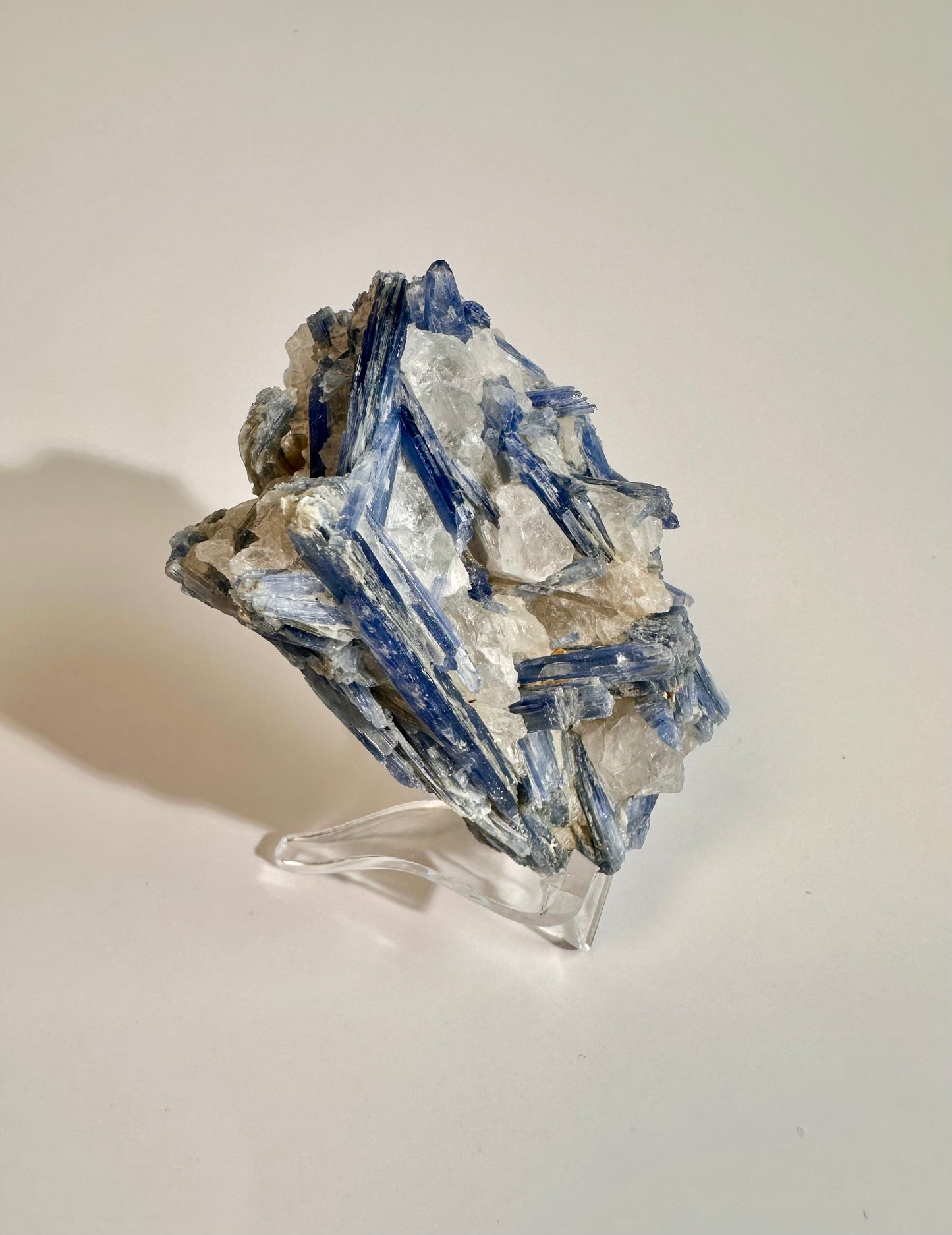 Kyanite in Quartz Cluster - E