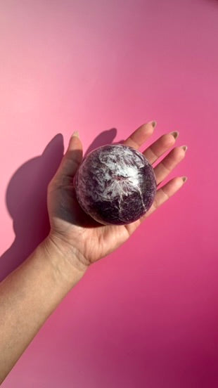 Lepidolite Sphere - Option B