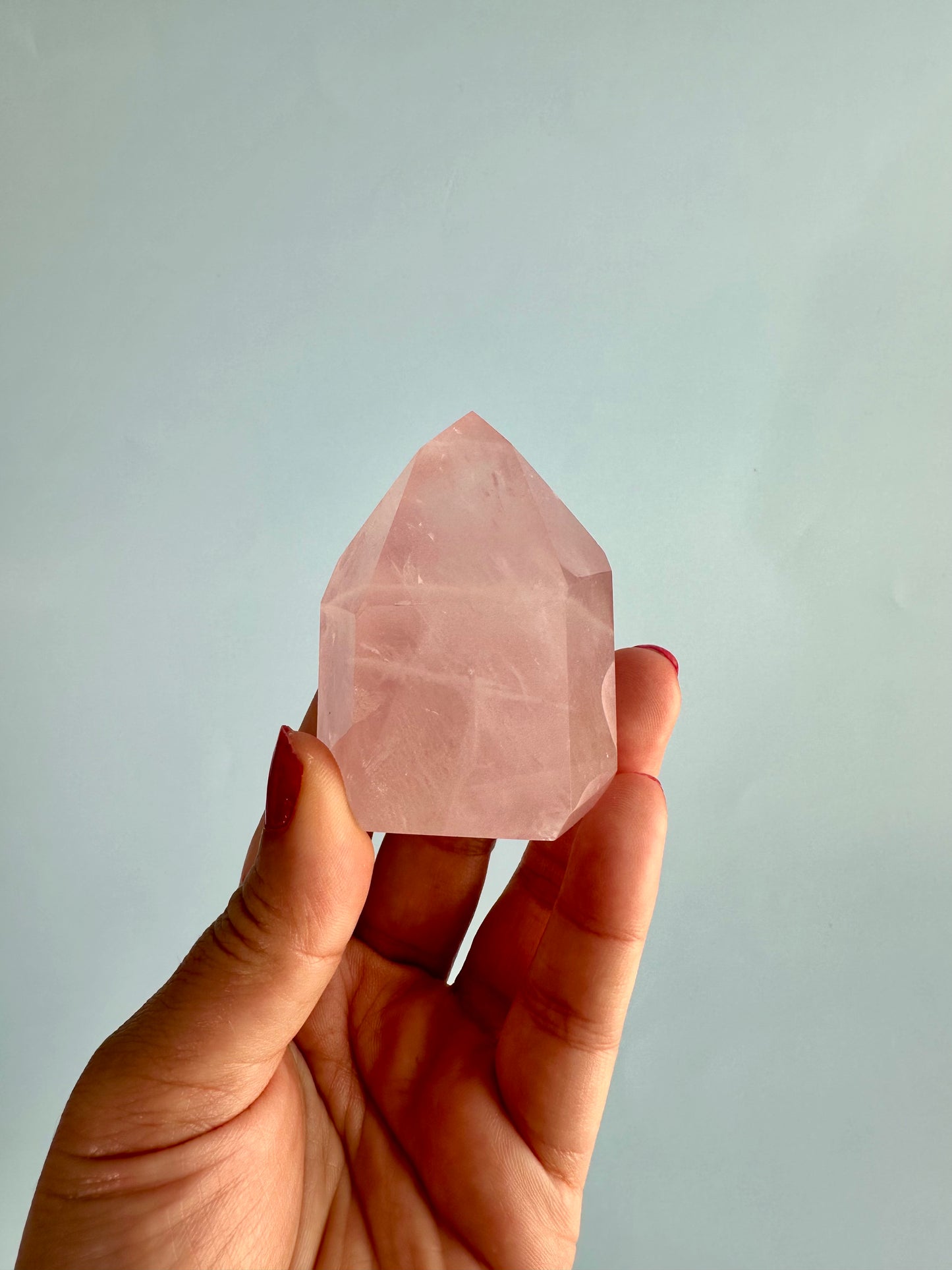 Small Rose Quartz Tower