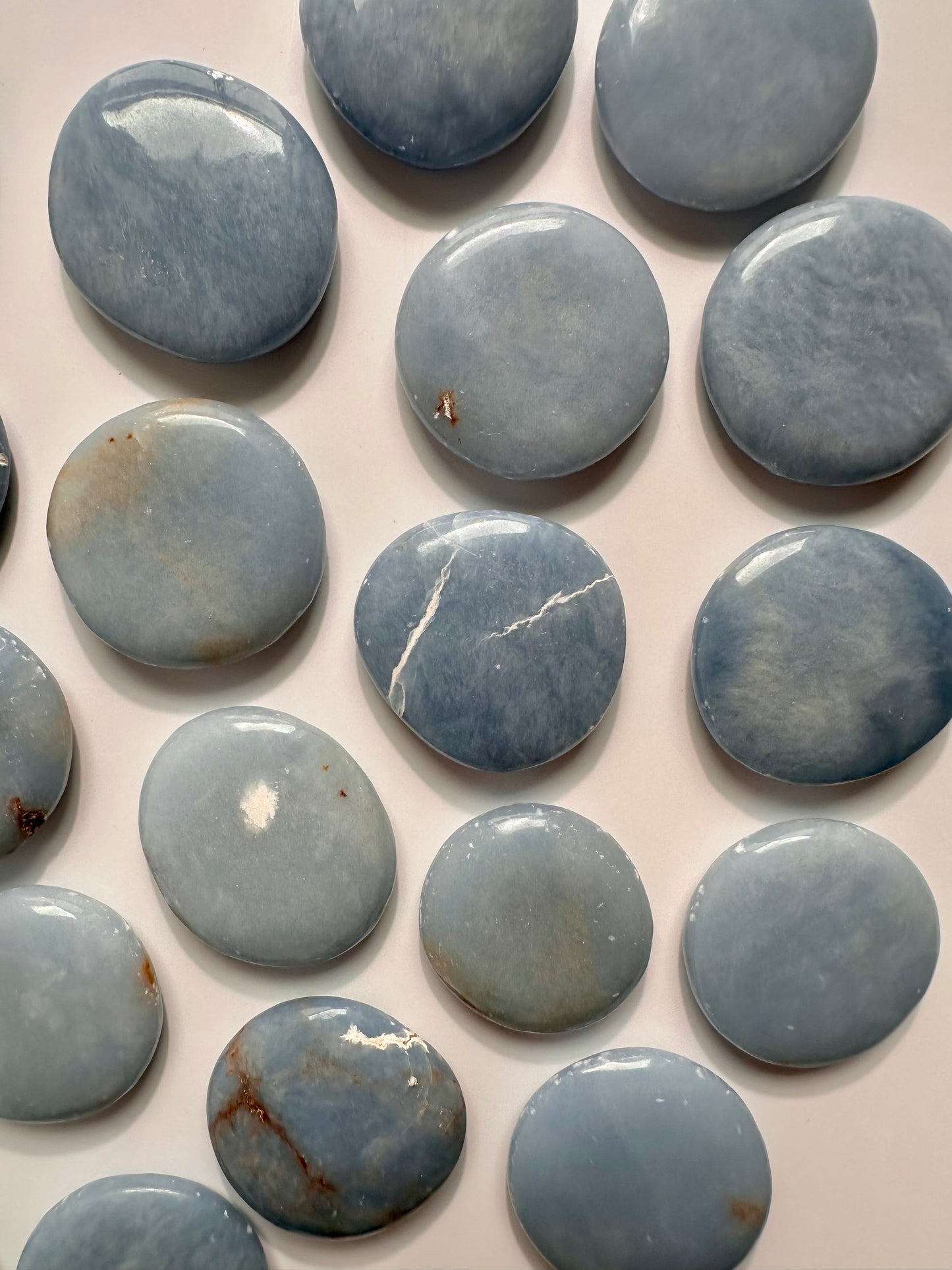 Angelite Flat Palm