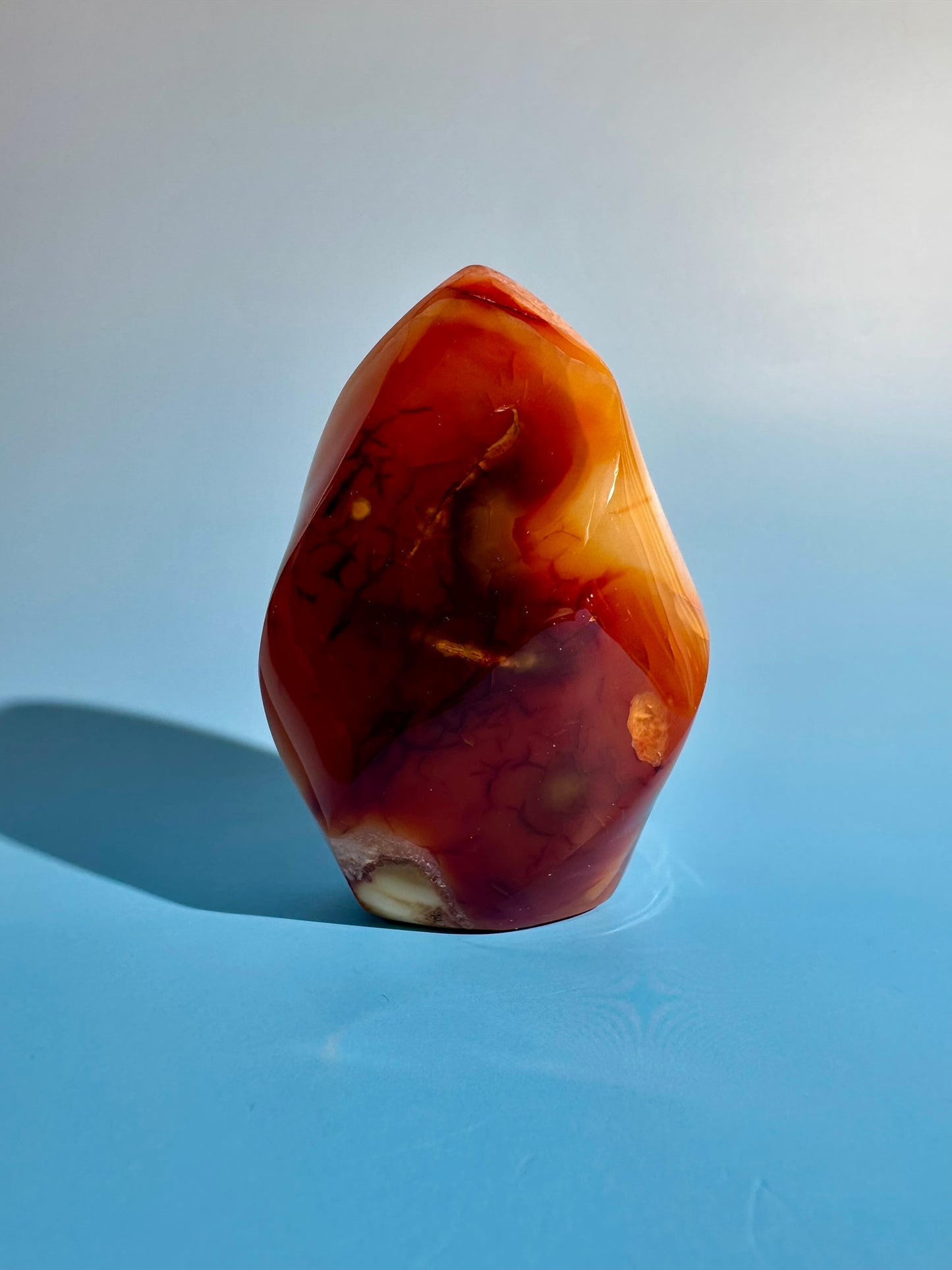 Carnelian Flame – Option G | Abundance, Courage & Positive Energy Crystal