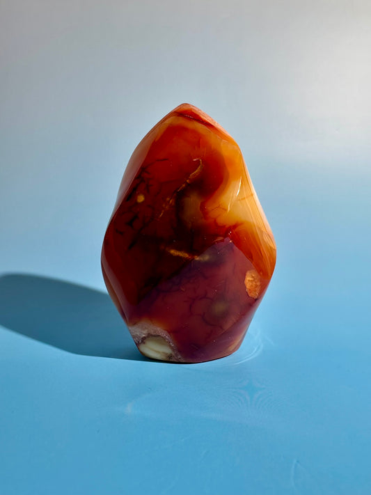 Carnelian Flame – Option G | Abundance, Courage & Positive Energy Crystal