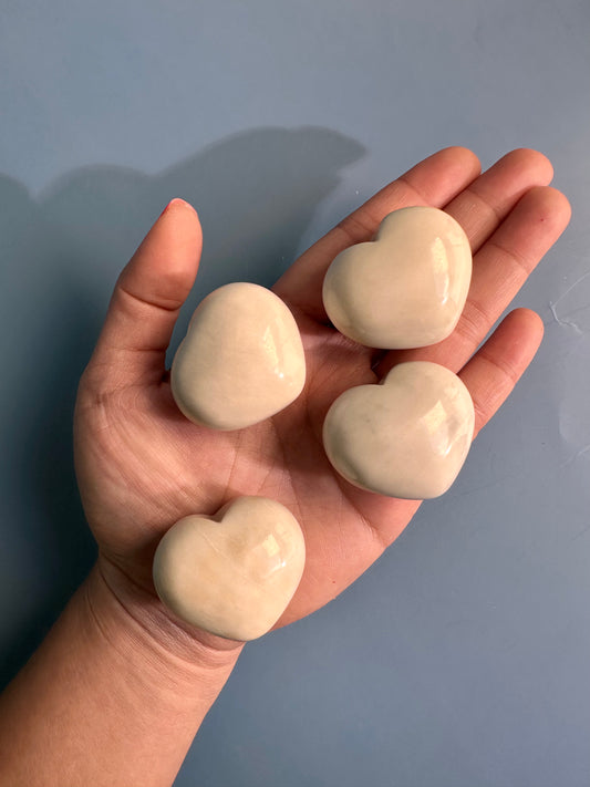 Small White Jade Heart
