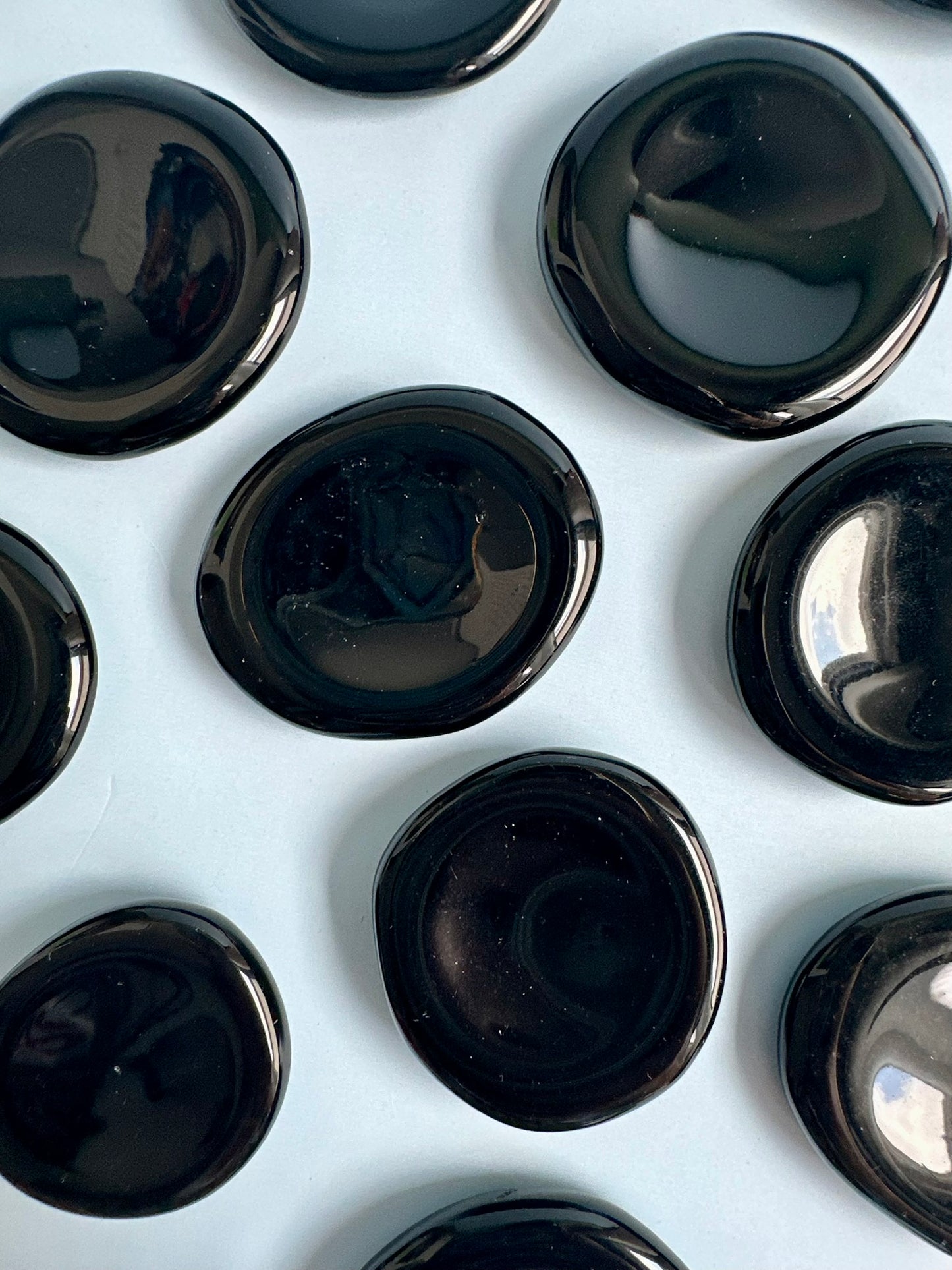 Black Obsidian Worry Stone