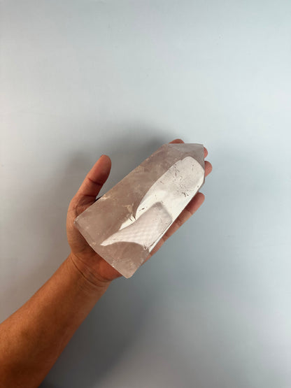 Perfectly Imperfect Rose Quartz Tower Misfit - B