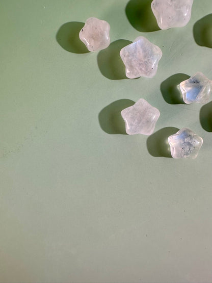 Mini Moonstone Star | Crystal Carving