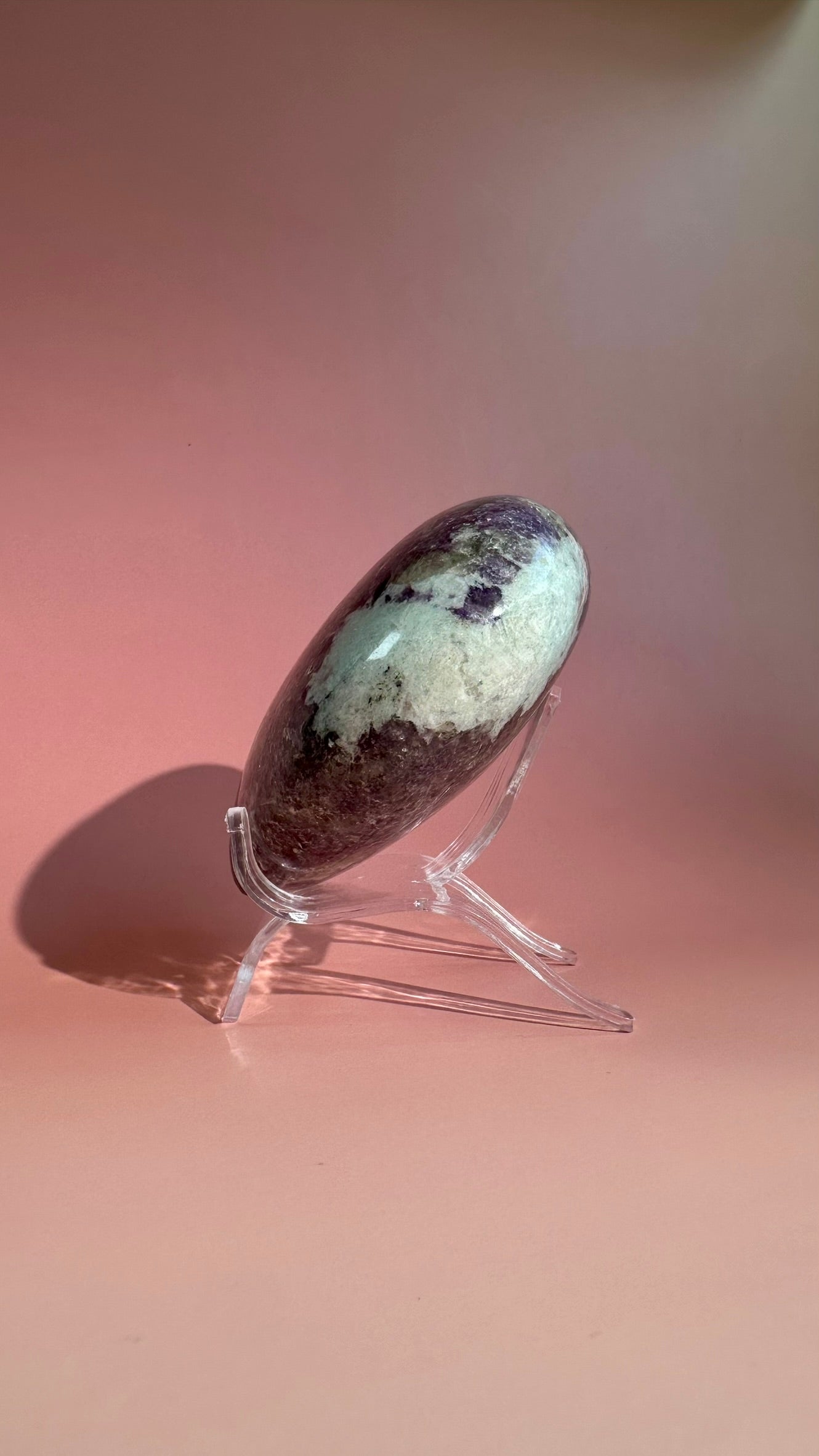 Lepidolite Heart – Option B
