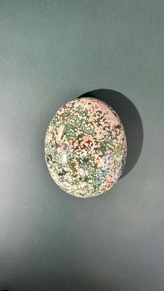 Ocean Jasper Palm Stone – Option A