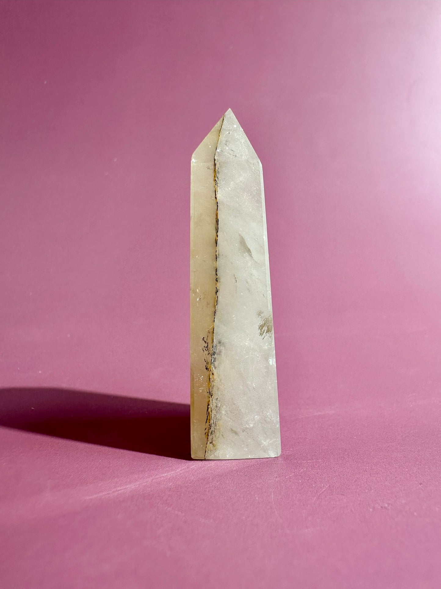 Dendritic Quartz Tower – Option J | Transformation & Manifestation Energy