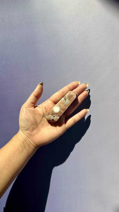 Pink Amethyst Obelisk – Option A