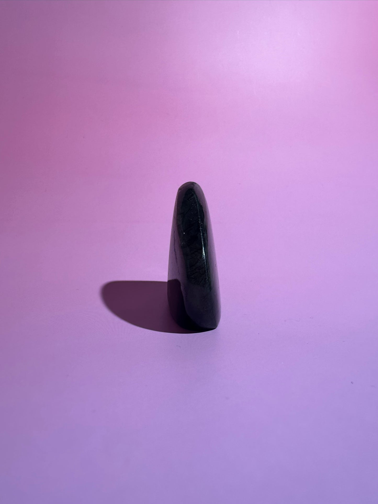 Small Oil Slick Rainbow Flash Labradorite Standing  Freeform – Option M