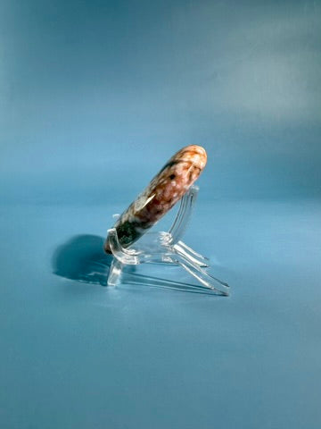 Ocean Jasper Heart Carving – F