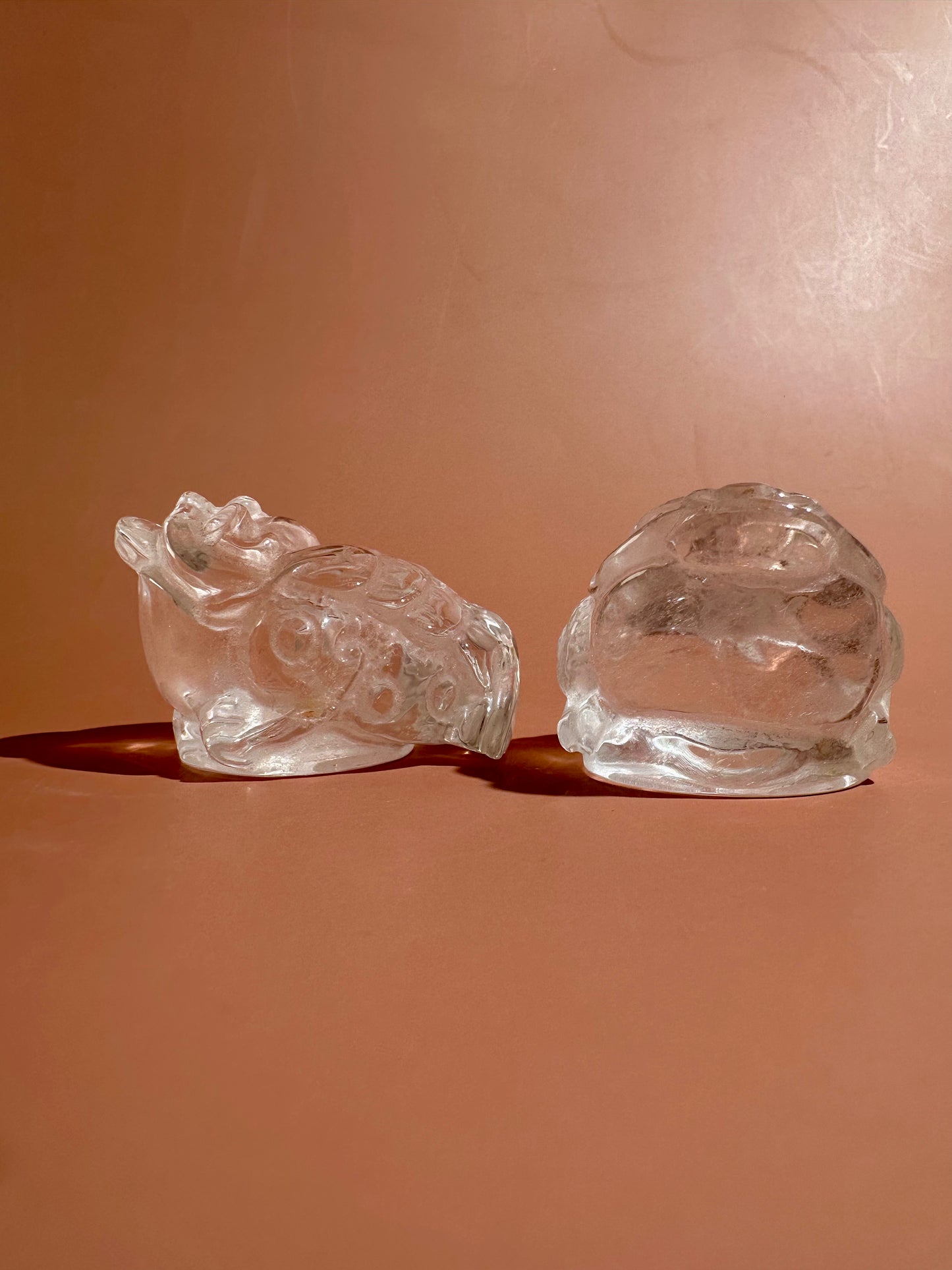 Clear Quartz Money Toad | Intuitively Chosen Prosperity, Clarity & Manifestation Energy