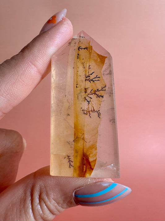 Dendritic Quartz Tower – Option I | Clarity, Wisdom & Earth Energy