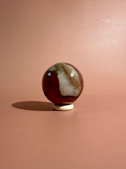Polychrome Jasper Sphere – Option A