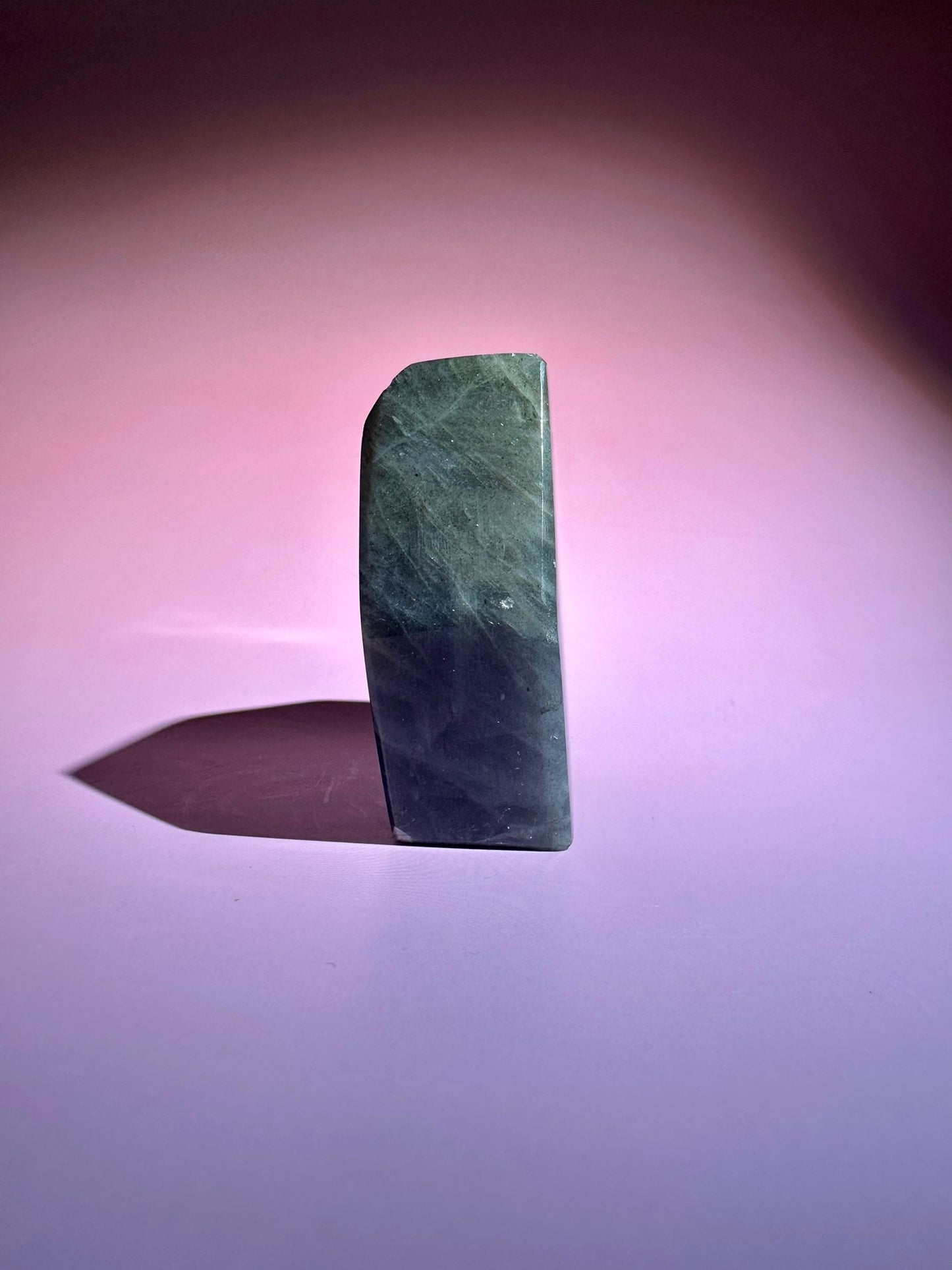 Medium Blue Flash Labradorite Standing Freeform – Option B