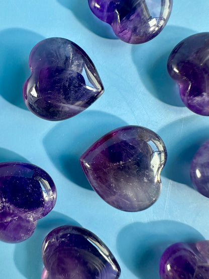 Mini Amethyst Heart