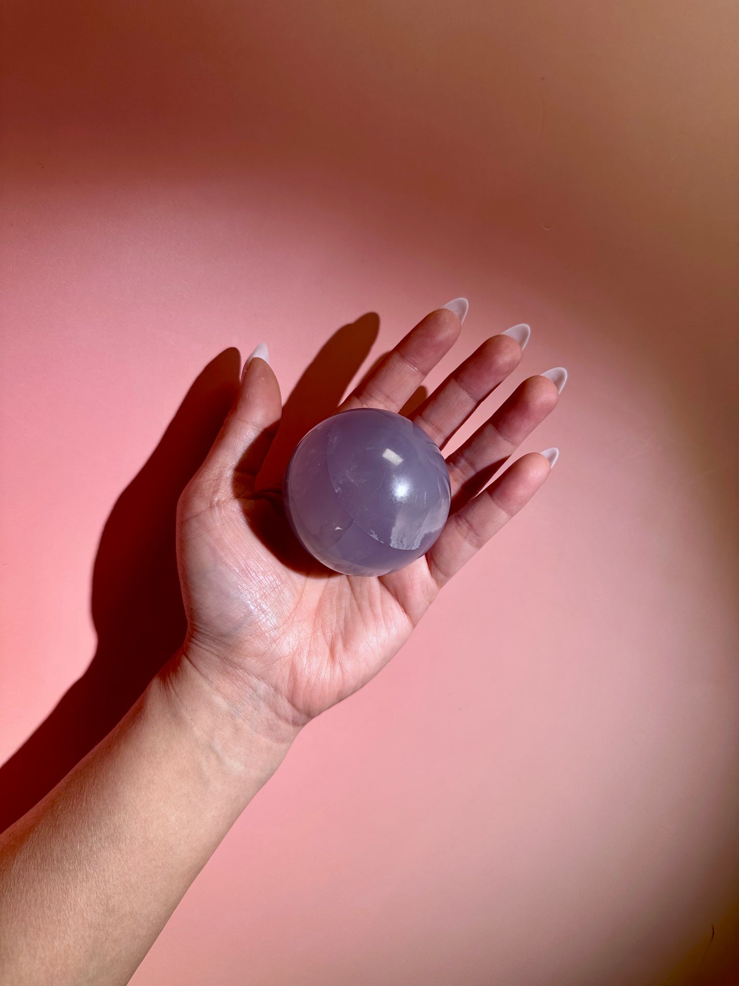 Lavender Green Fluorite Sphere – Option D