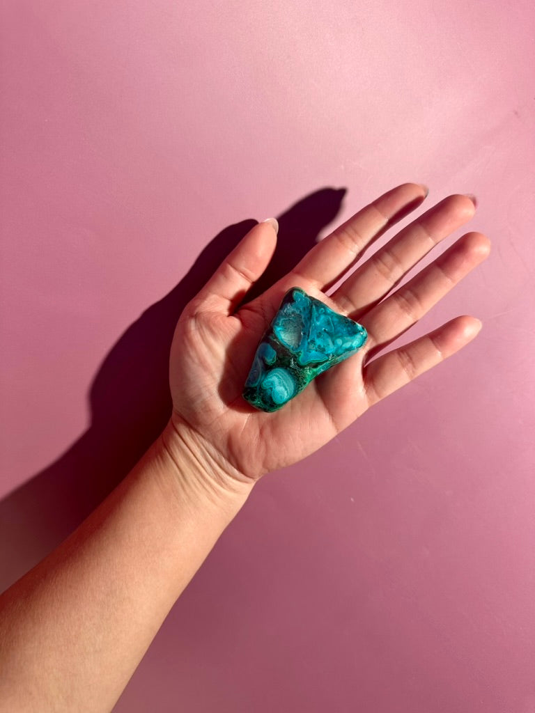 Malachite Chrysocolla Malacolla Polished Specimen Option B | DRC Mineral