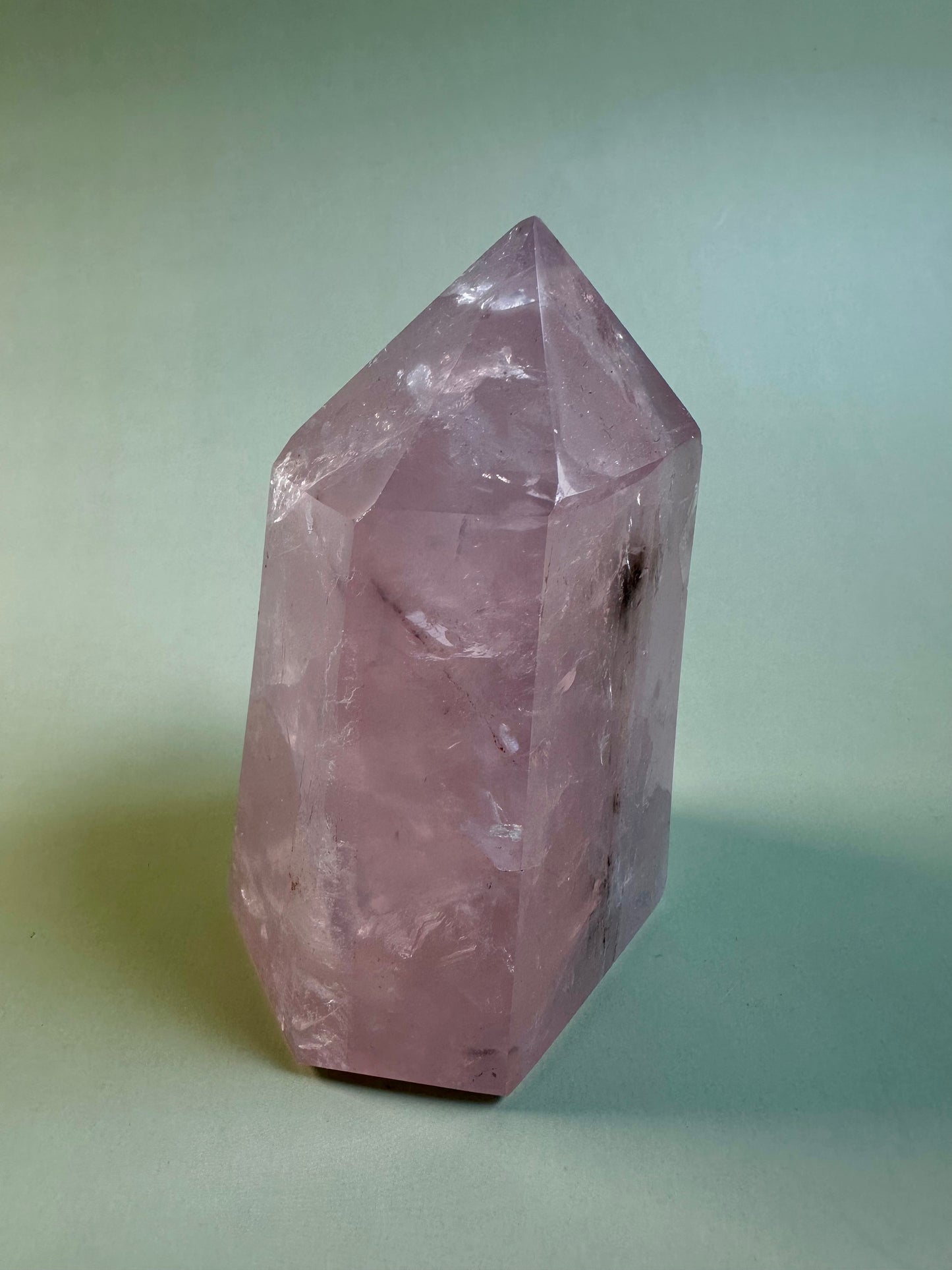 Perfectly Imperfect Rose Quartz Tower Misfit - C