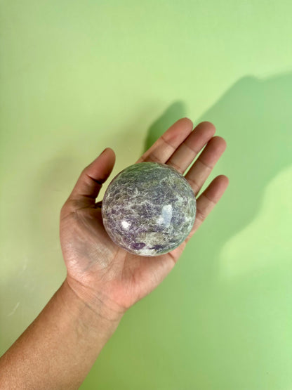 Lepidolite Sphere