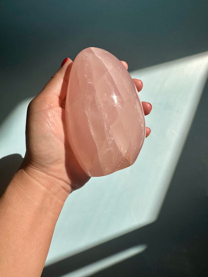 Large Rose Quartz Standing Freeform