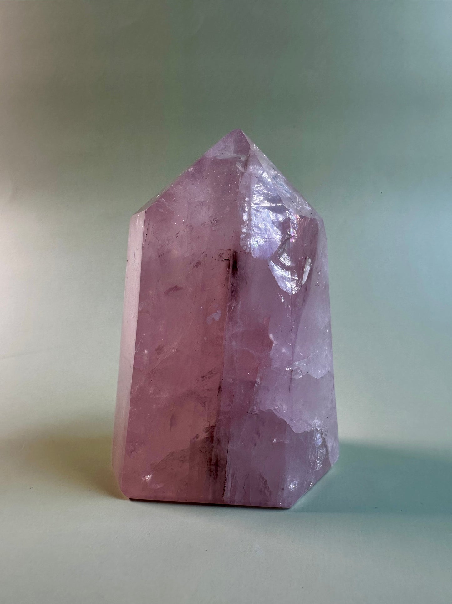 Perfectly Imperfect Rose Quartz Tower Misfit - C