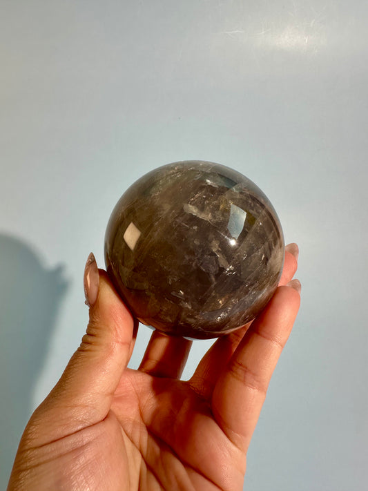Blue Rose Quartz Sphere – Option B