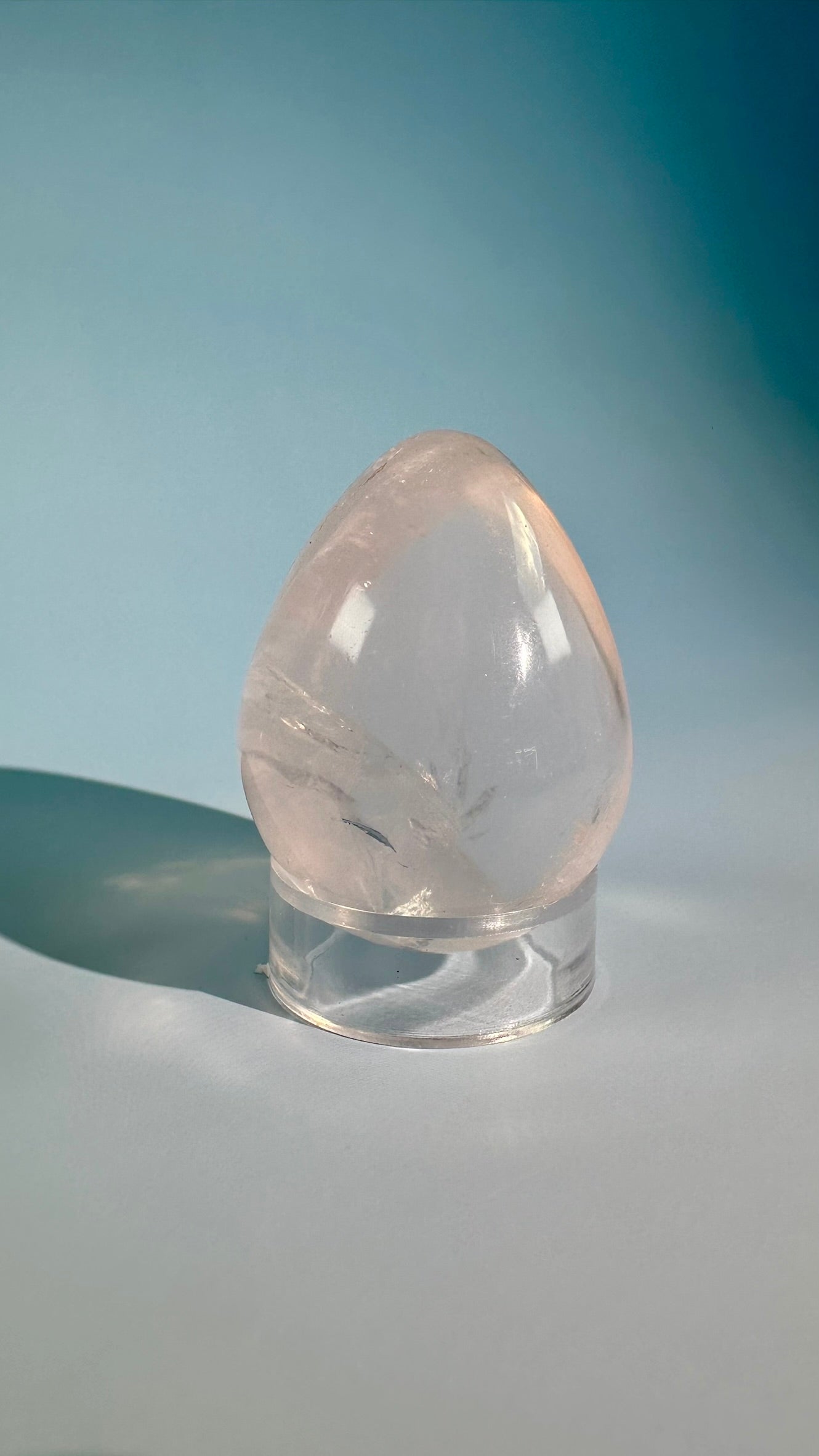 Rose Quartz Egg – Option A