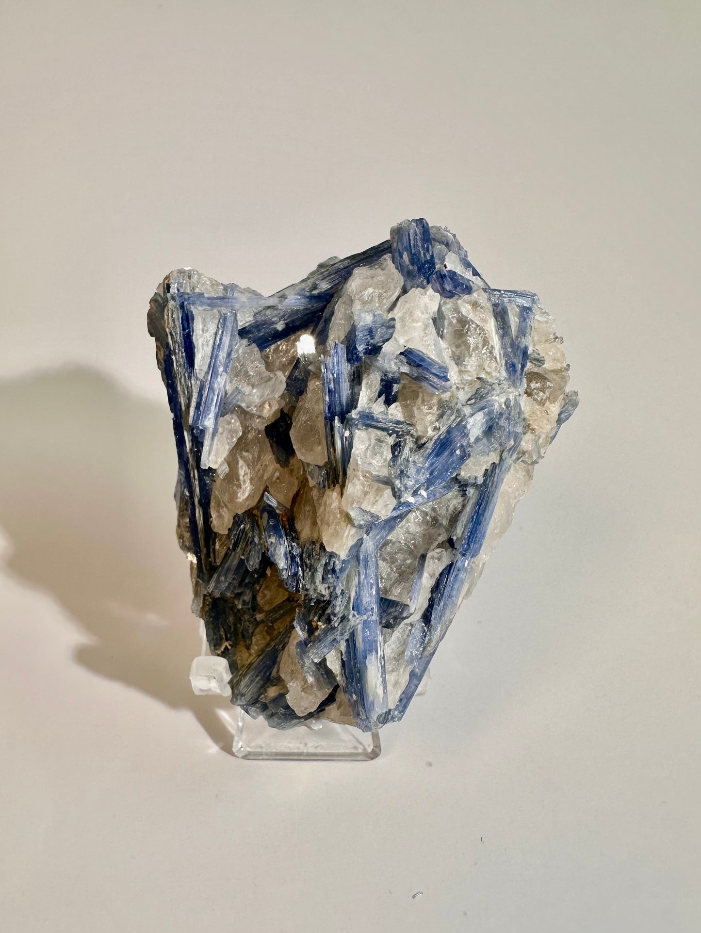 Kyanite in Quartz Cluster - E