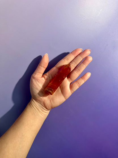 Carnelian Tower Option A | Courage, Vitality & Motivation Crystal