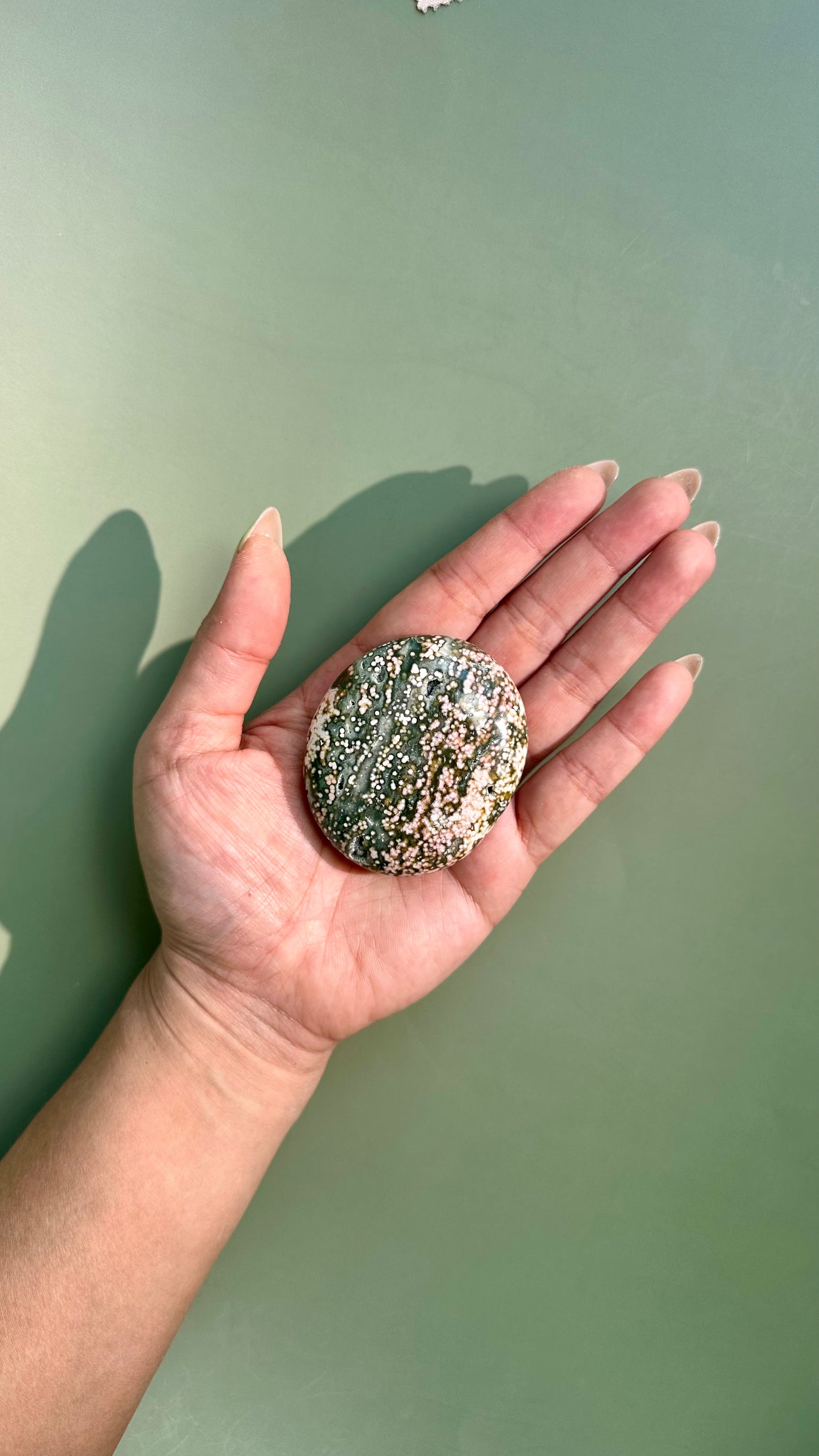 Ocean Jasper Palm Stone – Option H