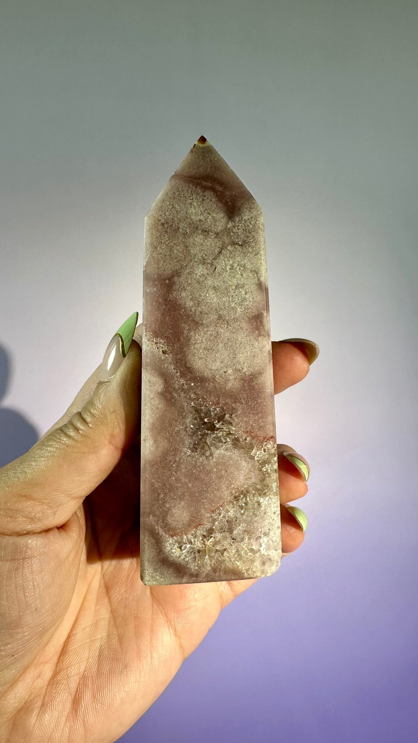 Pink Amethyst Obelisk – Option D