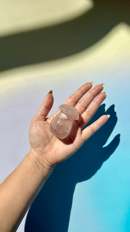 Rose Quartz Mushroom – Option A