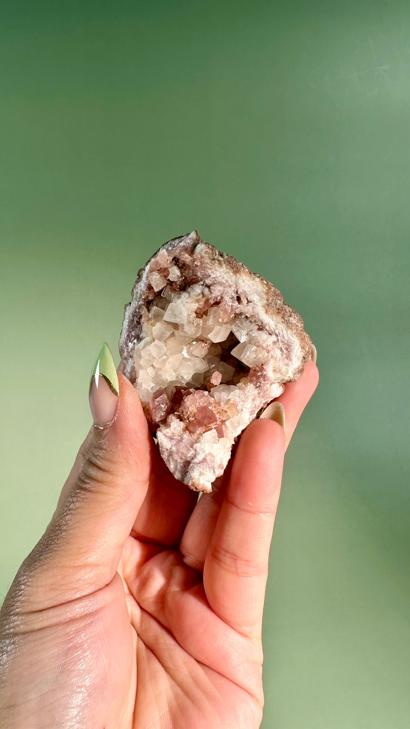 Pink Amethyst Geode Cluster – Option I