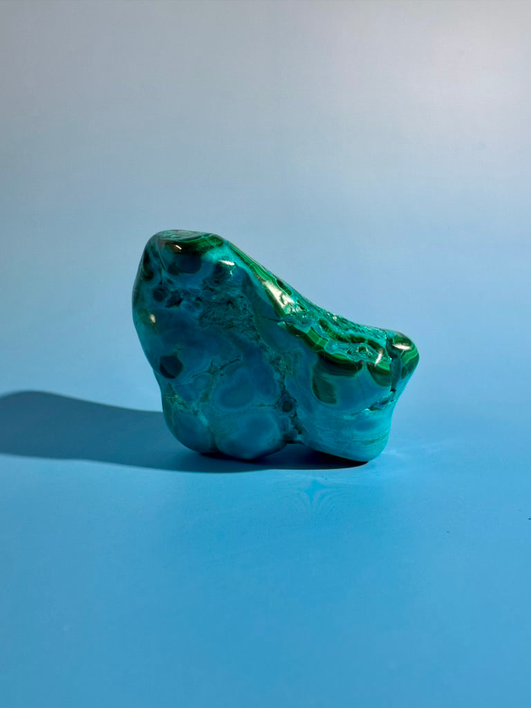 Malachite Chrysocolla Malacolla Polished Specimen Option G | Congo Collector Mineral