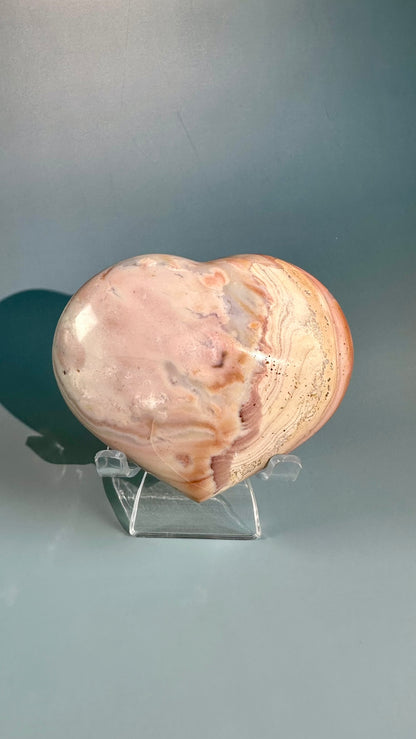 Polychrome Jasper Heart – Option A