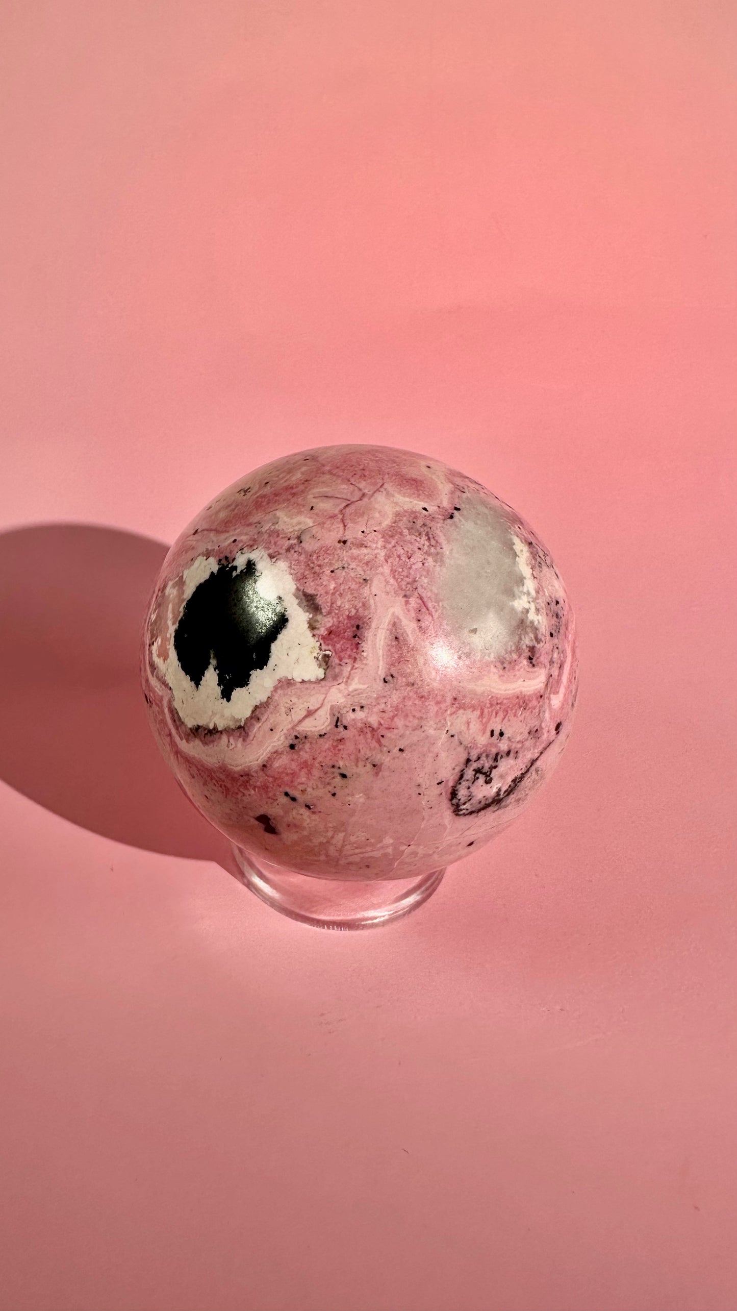 Peruvian Rhodonite Sphere – Option C