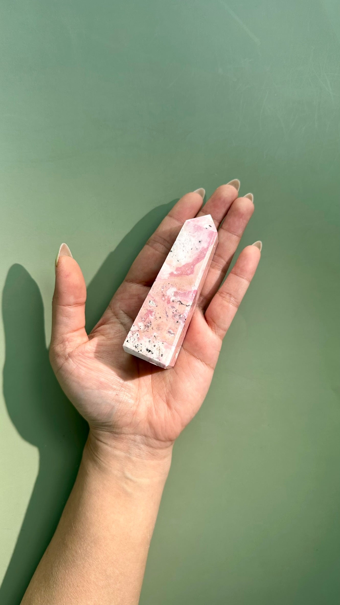 Peruvian Rhodonite Tower – Option C