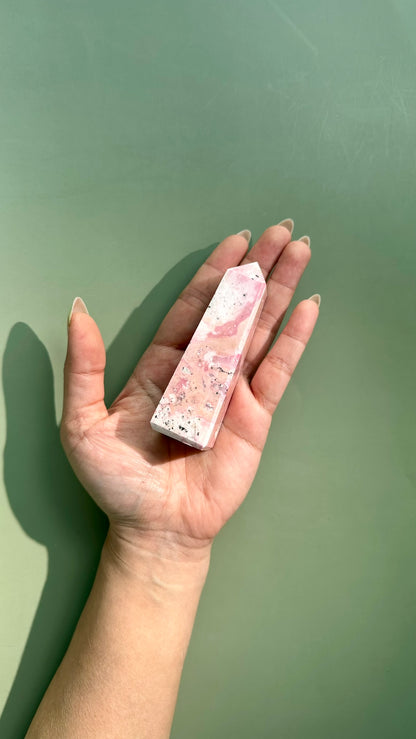 Peruvian Rhodonite Tower – Option C