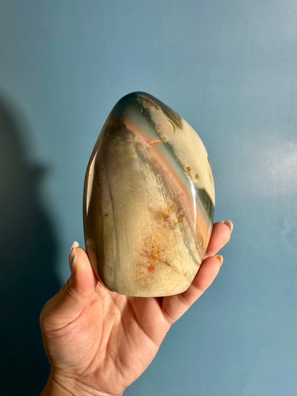 Polychrome Jasper Standing Freeform Option M | Madagascar Display Crystal