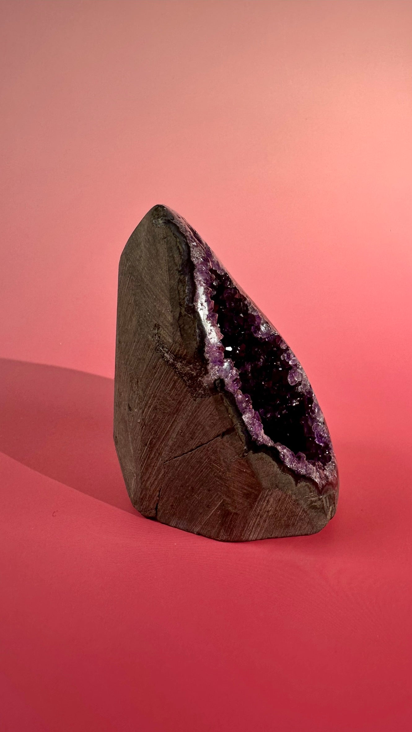 Small Uruguayan Amethyst Cut Base – Option G