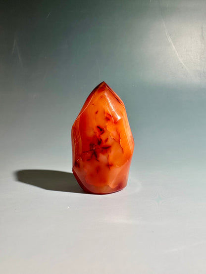 Carnelian Flame – Option A | Courage, Vitality & Empowerment Crystal